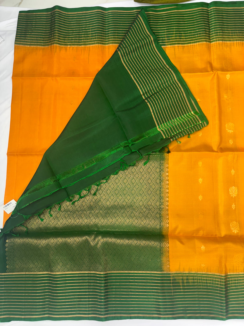 Elumichi handloom softsilk saree - Pure silk saree