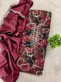 Modal silk salwar material - 2 colors