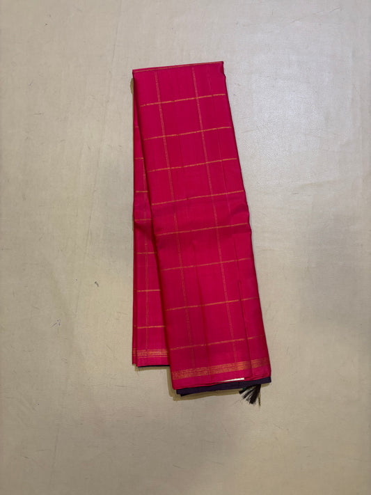 Annika pink handloom softsilk saree - Pure silk saree