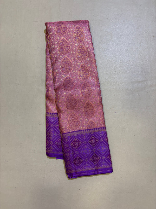 Arunam bridal Kanchipuram silk saree - Pure silk bridal saree