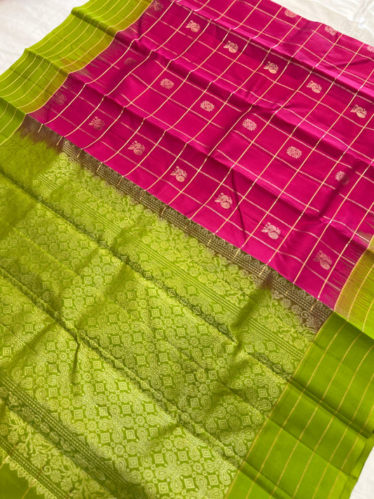 Gulnar handloom softsilk saree - Pure silk saree