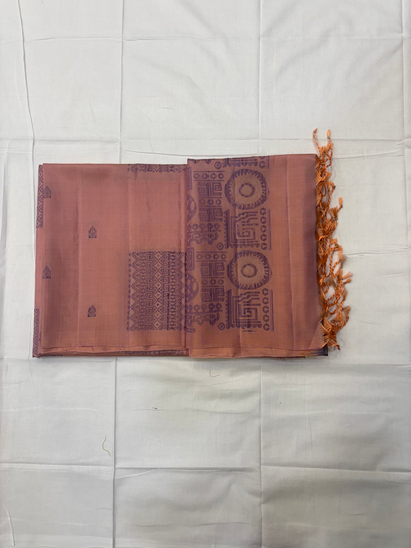 Anagha handloom softsilk saree with dubion threads butta - Pure silk saree