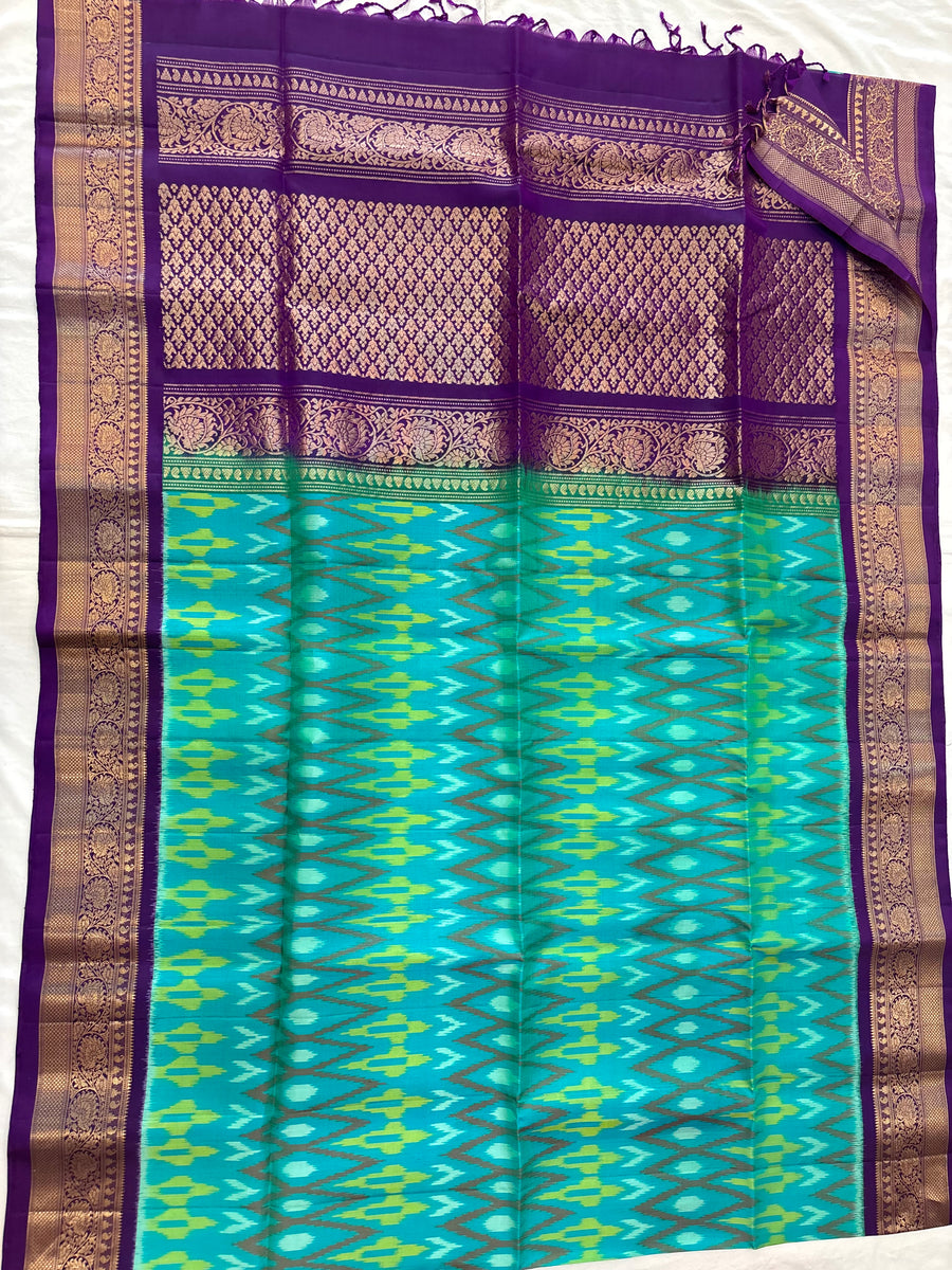 Amala handloom Pochampally Softsilk saree - Pure silk saree