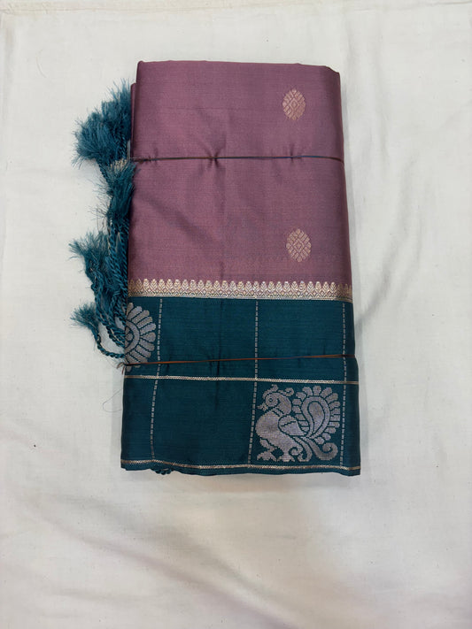 Poovi semi softsilk saree