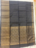 Senmozhi arani Zari Kattam saree - Pure silk saree