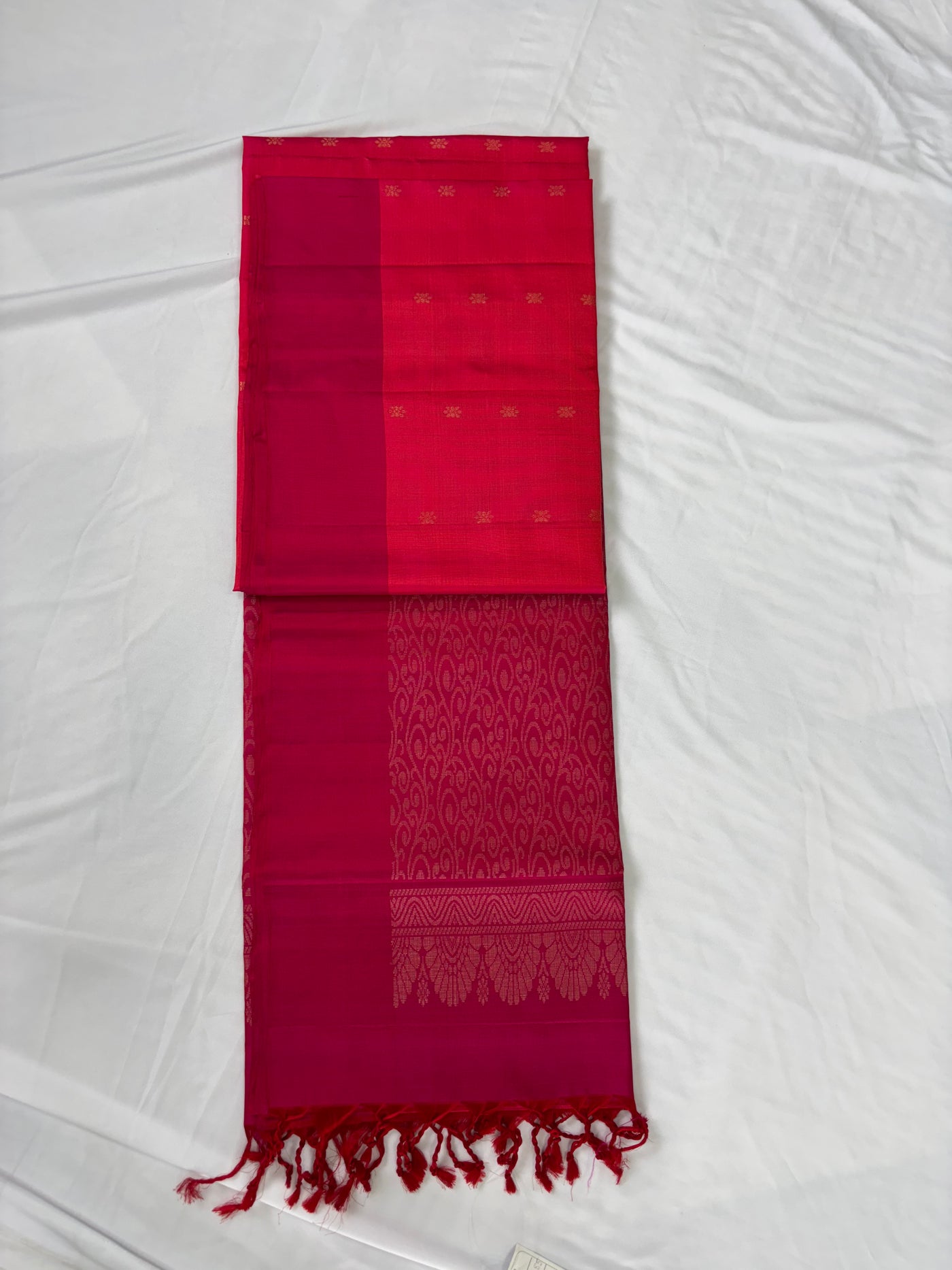Dharani pink handloom softsilk saree - Pure silk saree