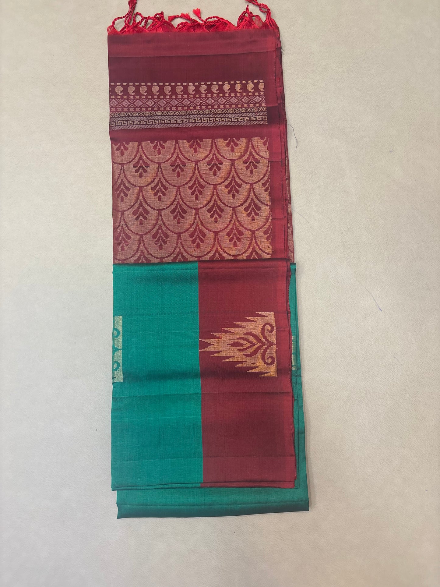Gopura softsilk saree - Pure silk saree-set7