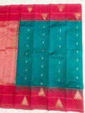 Pranavi green handloom softsilk saree - Pure silk saree