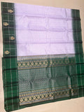 Kaatral handloom softsilk saree - Pure silk saree-AK1116-AV105
