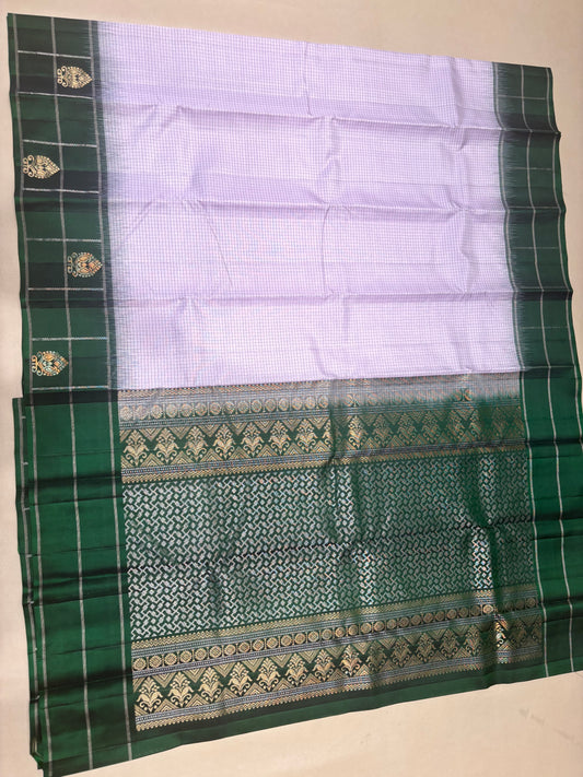 Kaatral handloom softsilk saree - Pure silk saree-AK1116