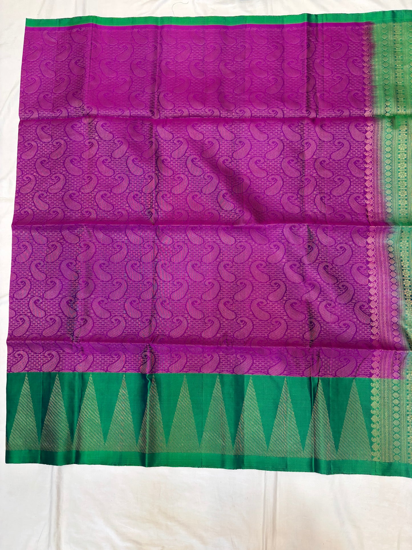 Iyalva all self purple softsilk saree - Pure silk saree-set12