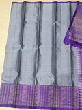 Tanvi grey vaira oosi handloom softsilk saree - Pure silk saree-set15