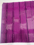 Ravina self color handloom softsilk saree - Pure silk saree