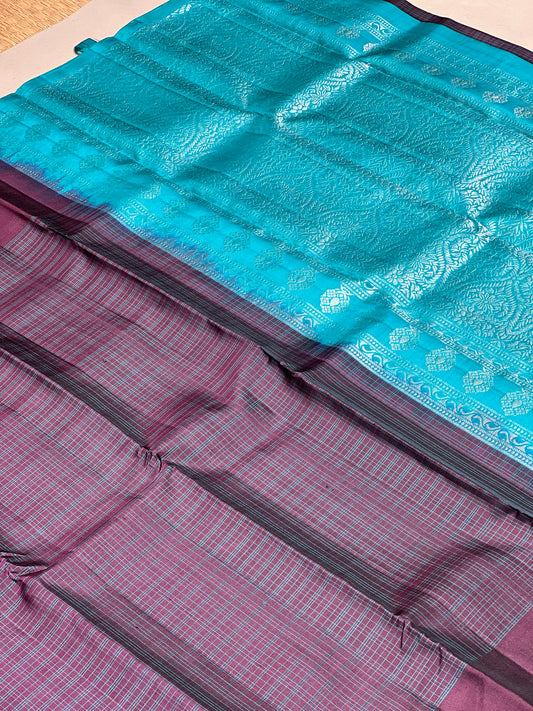 Charvika handloom softsilk saree - Pure silk saree- AV104