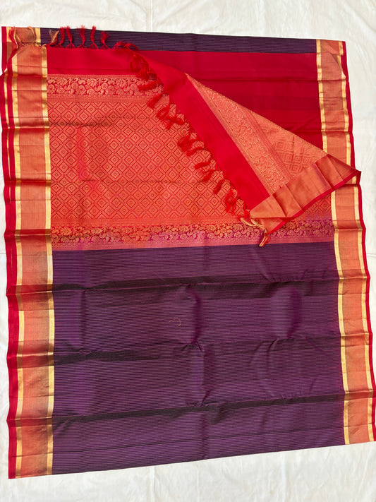 Amrudha handloom softsilk saree - Pure silk saree-AK1109