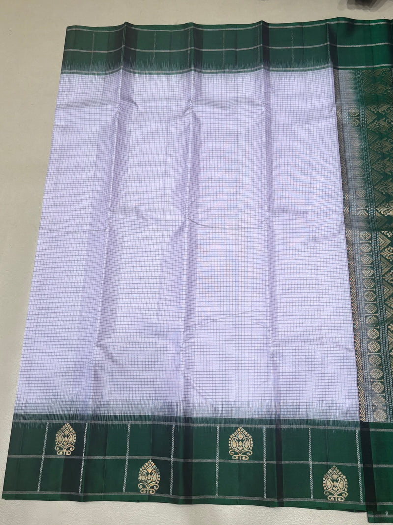 Kaatral handloom softsilk saree - Pure silk saree-AK1116-AV105