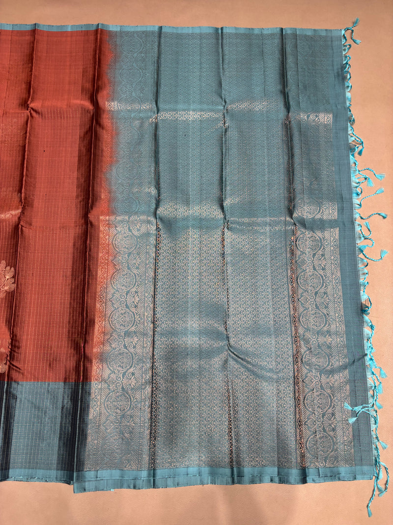 Selvi handloom softsilk saree - Pure silk saree-AK1117