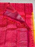 Charulata handloom softsilk saree - Pure silk saree-AV103
