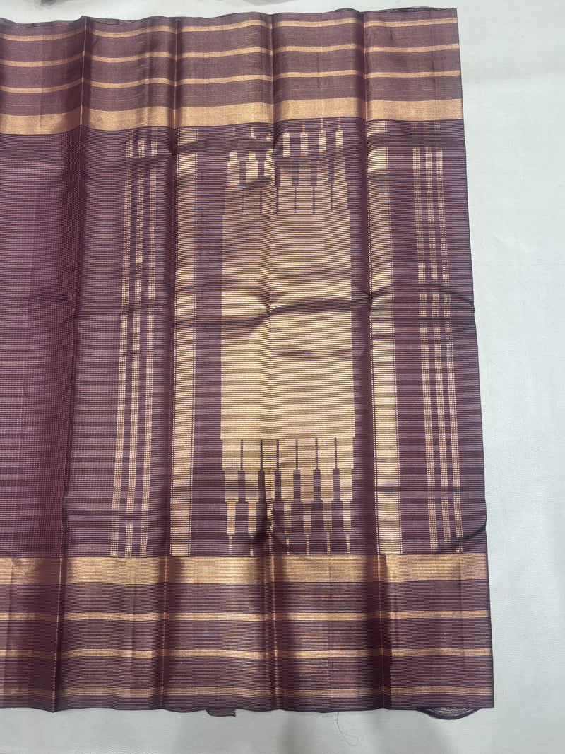Ranjani wine color handloom softsilk saree - Pure silk saree