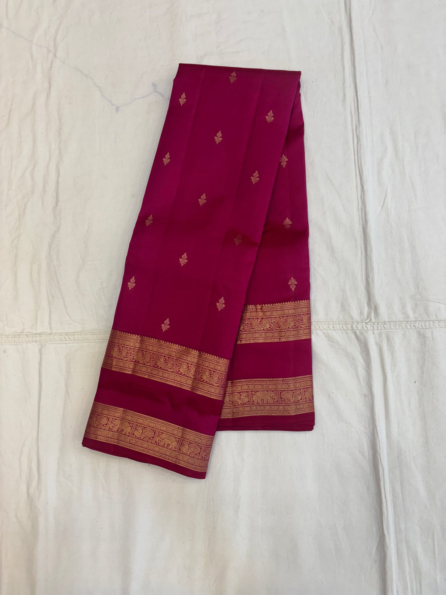 Arnavi pink handloom softsilk saree - Pure silk saree