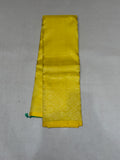 Padumai yellow brocade bridal softsilk saree - Pure silk saree