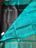 Karumugil black handloom softsilk saree - Pure silk saree