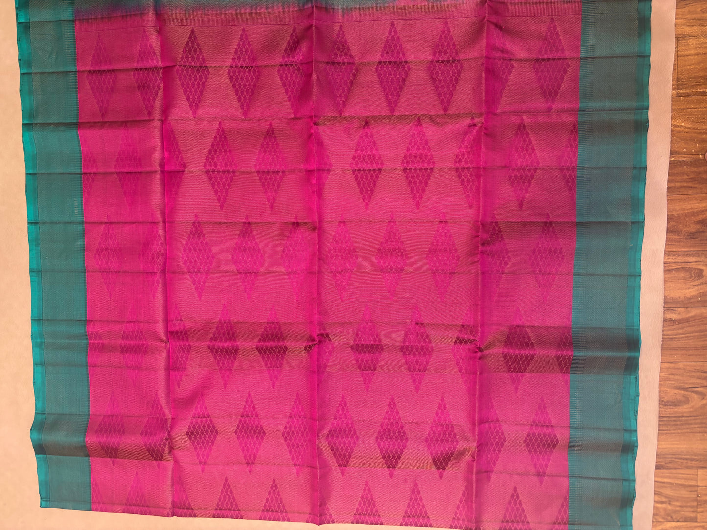 Gulabi all self softsilk saree - Pure silk saree-set7