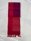 Dharani purple handloom softsilk saree - Pure silk saree