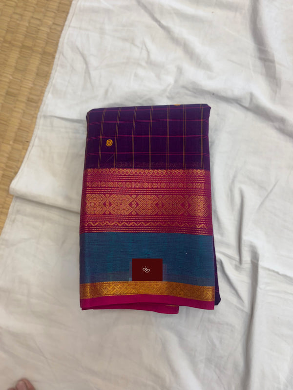 Mirnalini Chettinad cotton saree - no blouse