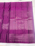 Ravina self color handloom softsilk saree - Pure silk saree