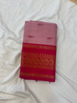 Light & dark pink Kalyani cotton saree