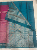 Ambika handloom pure mix soft silk saree