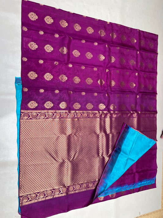 Chandha pure mix softsilk saree