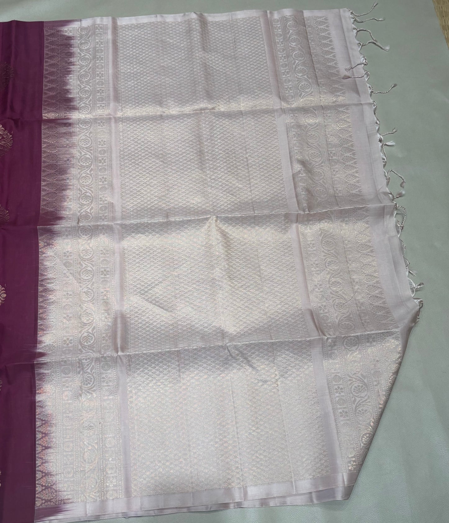 Chinmayi deep wine handloom softsilk saree - Pure silk saree-set16