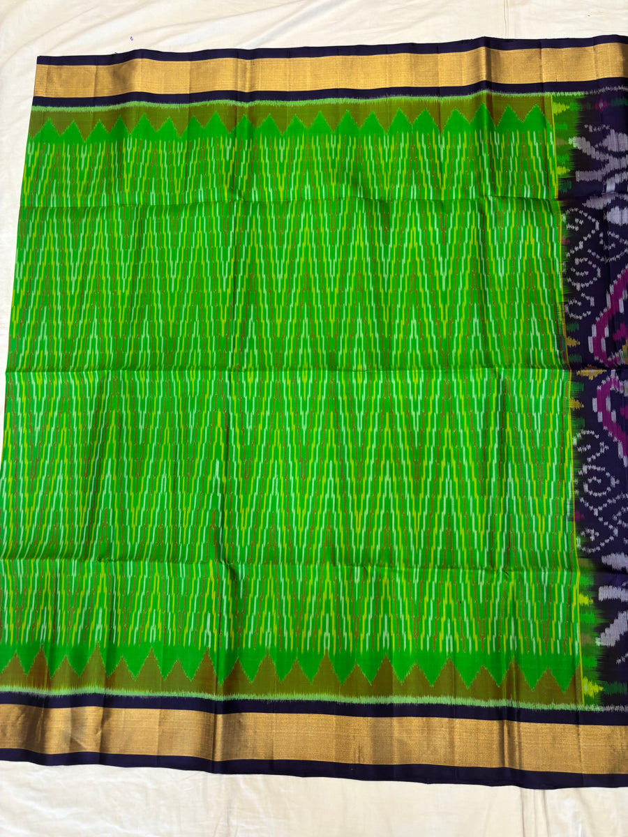 Medha handloom softsilk saree - Pochampally design