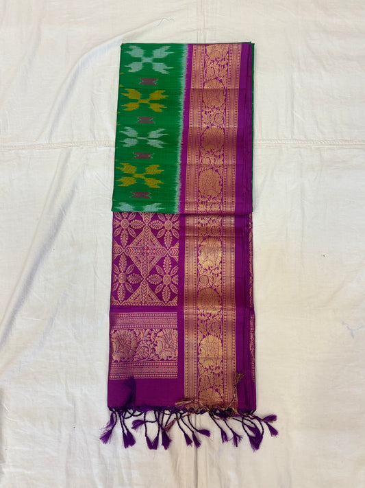 Anvya handloom softsilk saree - Pochampally design