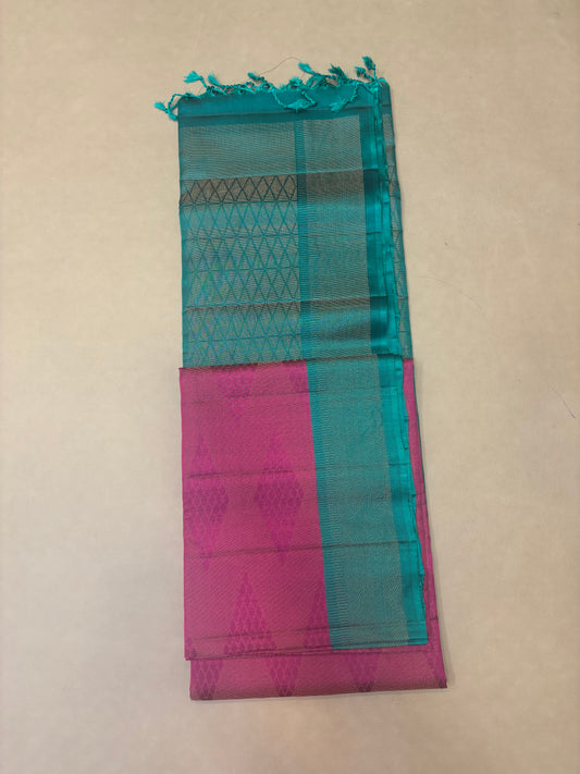 Kanishka pink handloom softsilk saree - Pure silk saree