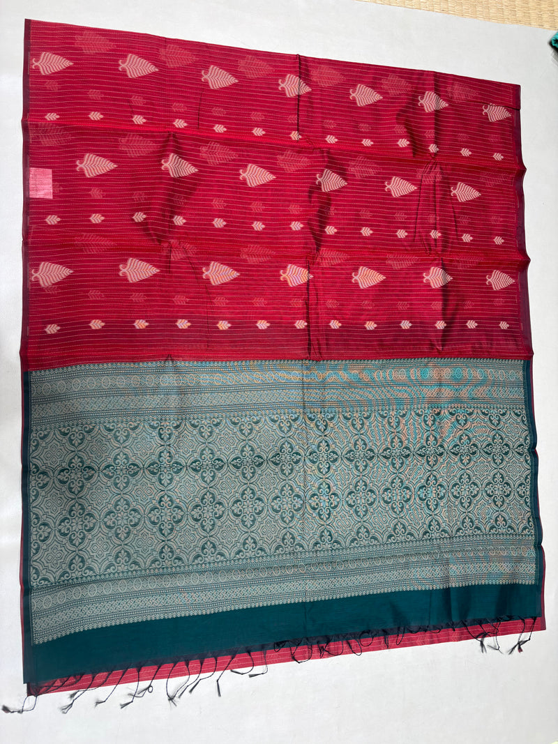 Kamani semi silk cotton saree