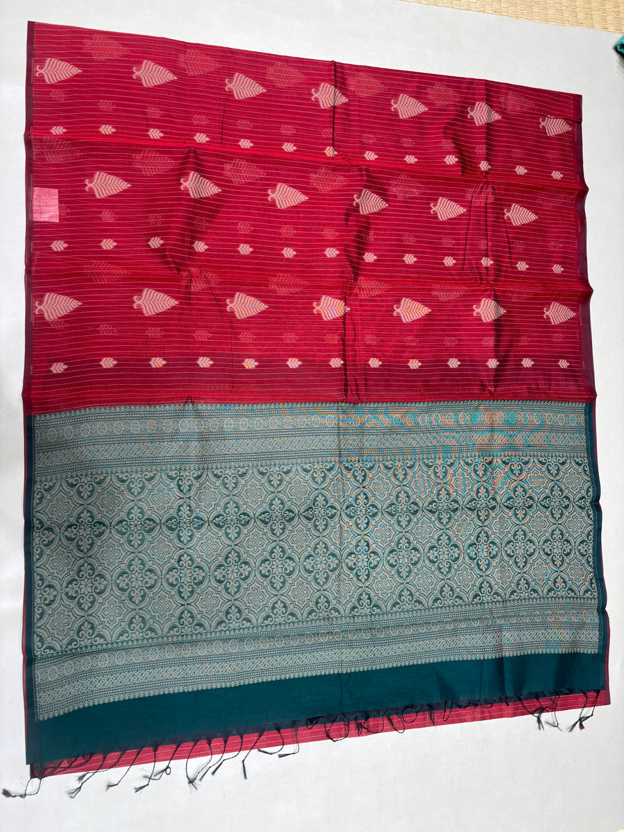 Kamani semi silk cotton saree