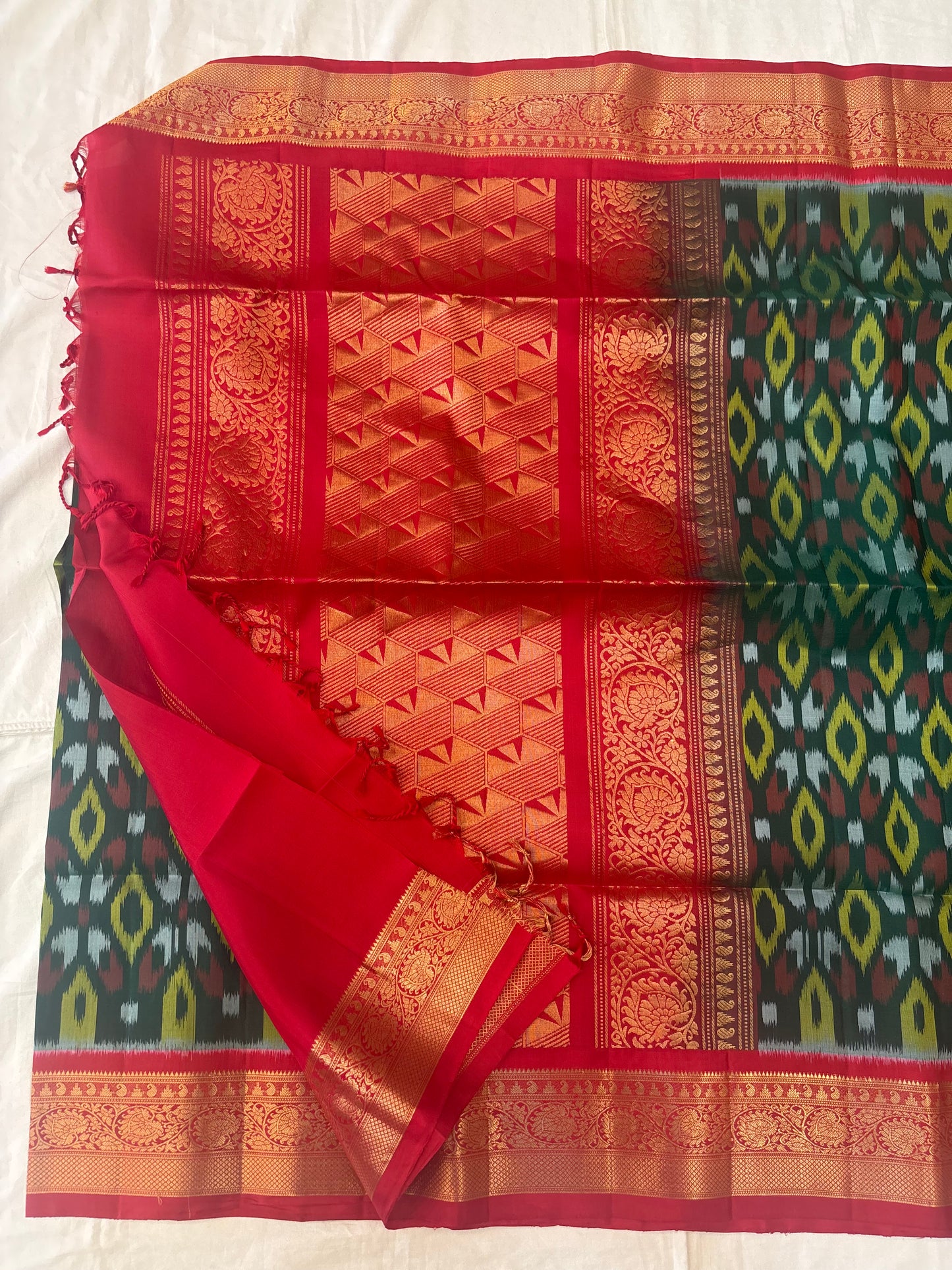 Savishna handloom Pochampally softsilk saree - Pure silk saree