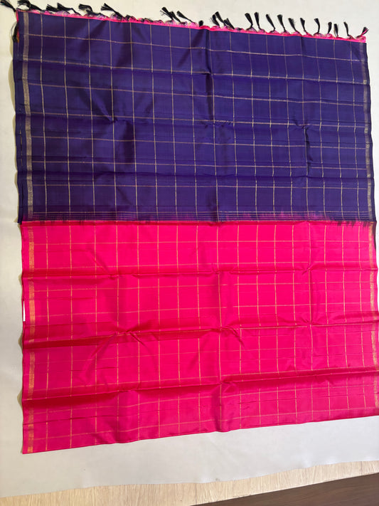 Annika pink handloom softsilk saree - Pure silk saree