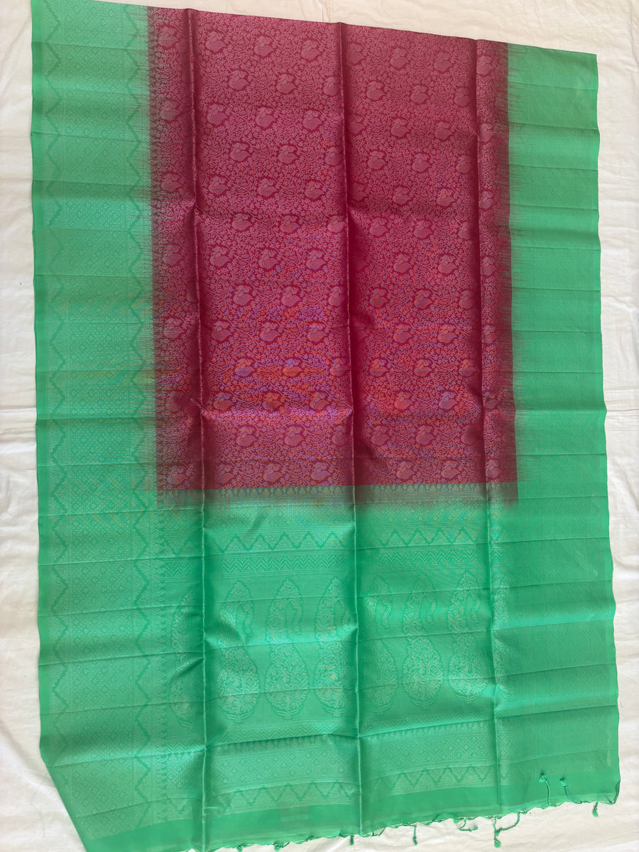 Kuzhali all self softsilk saree - Pure silk saree