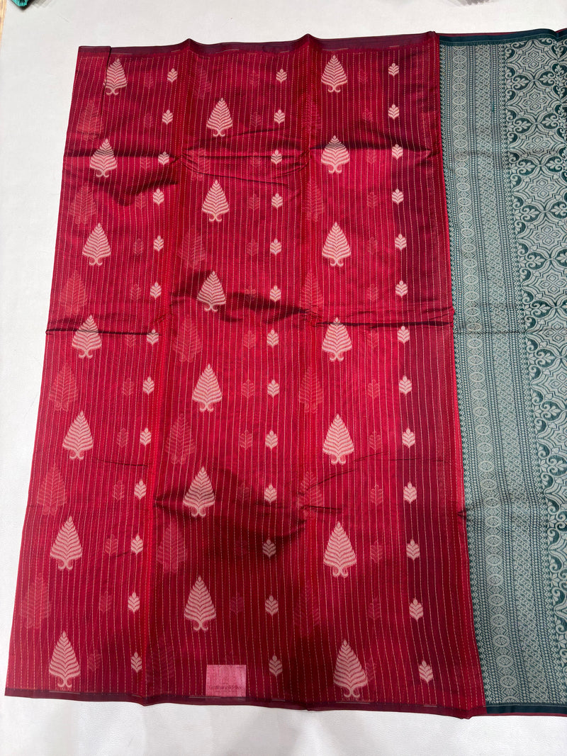 Kamani semi silk cotton saree