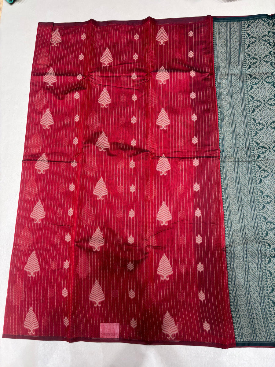 Kamani semi silk cotton saree