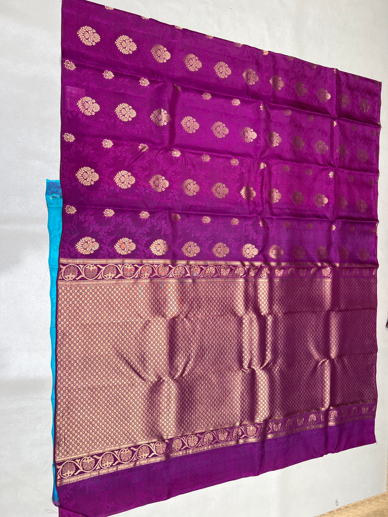 Chandha pure mix softsilk saree