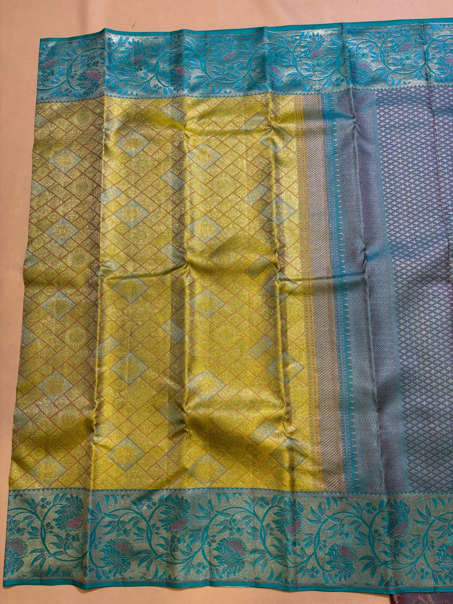 Ameya handloom Bridal silk saree - Pure silk saree