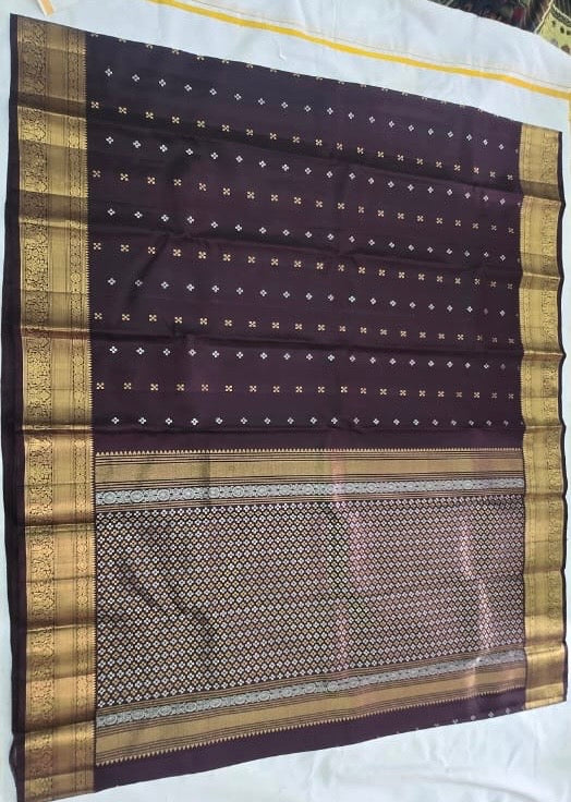 Sonali handloom softsilk saree - Pure silk saree- AK1101