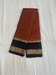 Bhavani rust orange softsilk saree - Pure silk saree