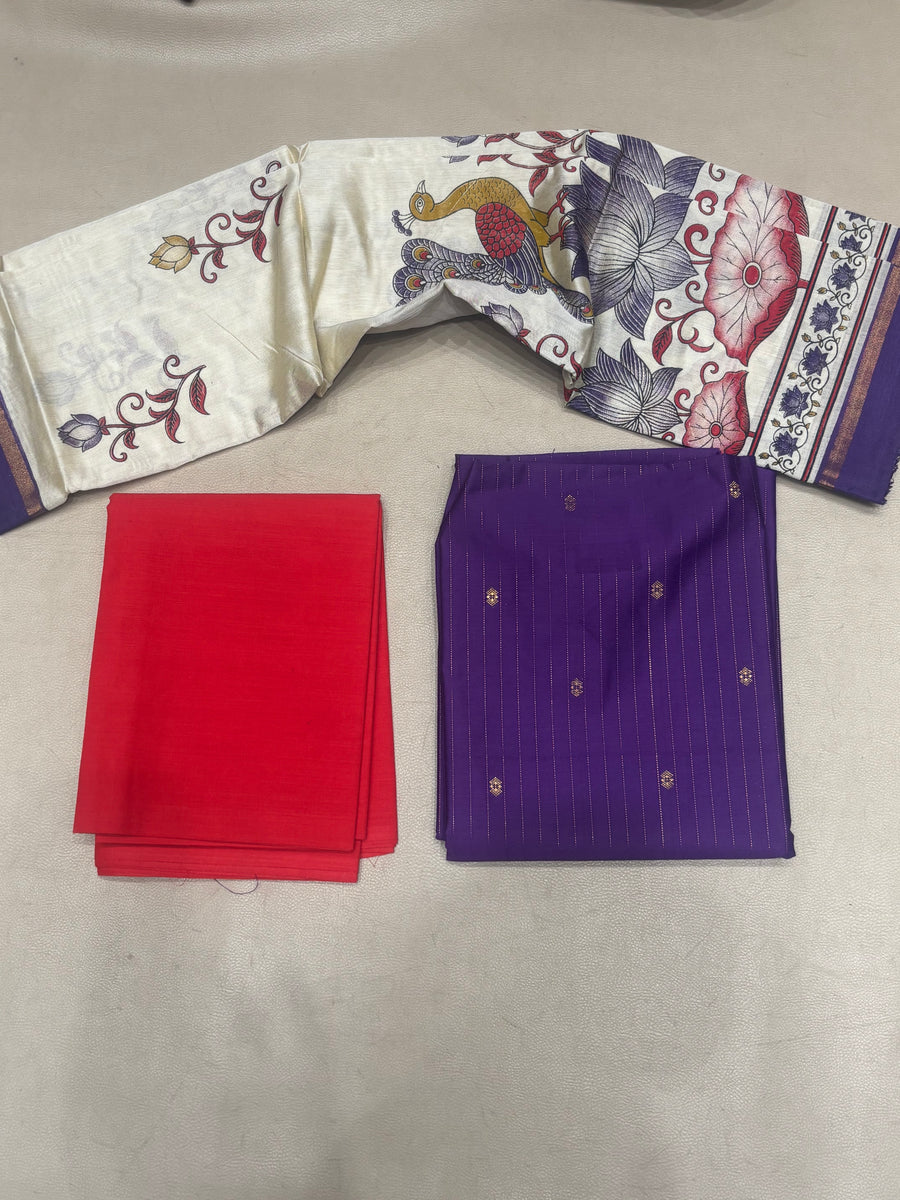 Inaya raw silk salwar suit
