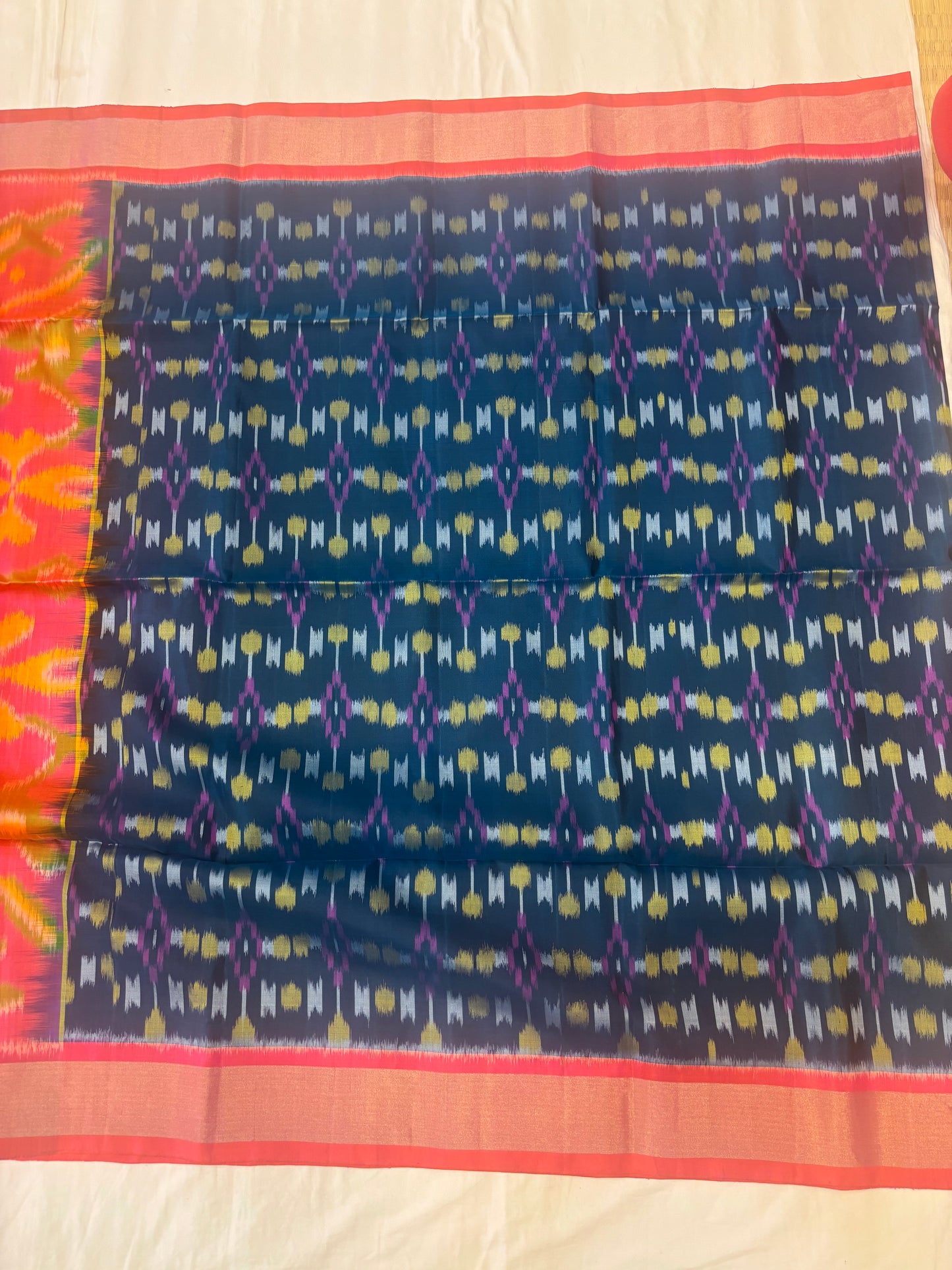 Abinayam handloom Pochampally softsilk saree - Pure silk saree